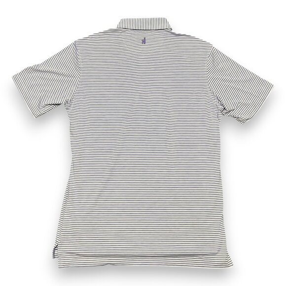 Johnnie-O Men's Featherweight Performance Polo Purple Striped Pattern Medium - Picture 3 of 5